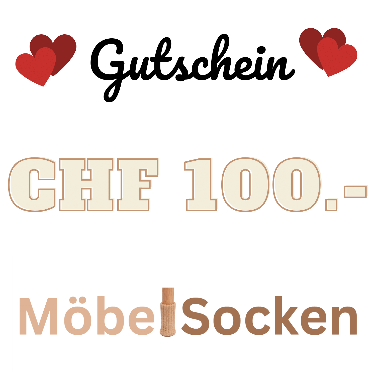 Möbelsocken - Geschenkegutschein