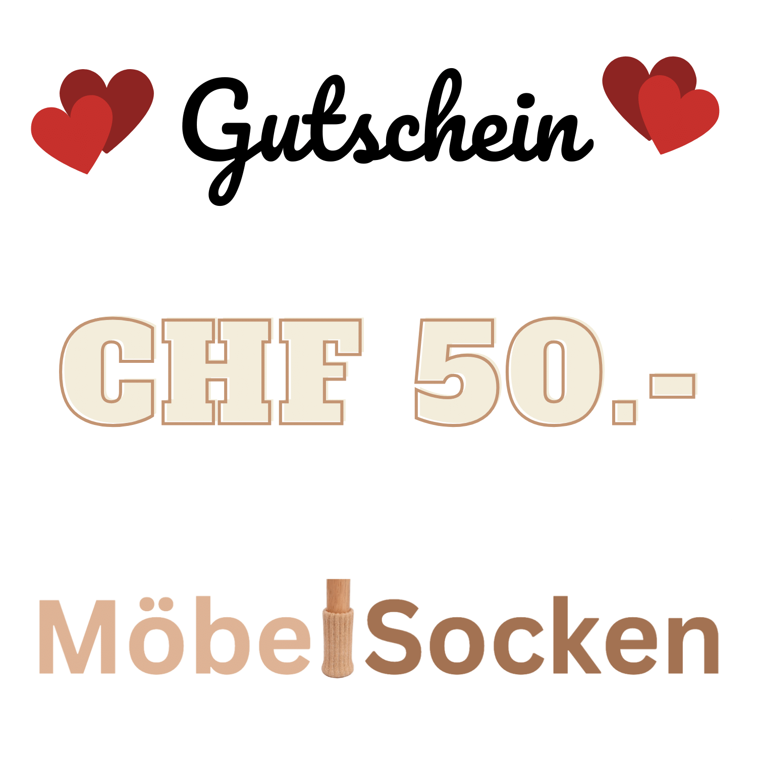 Möbelsocken - Geschenkegutschein